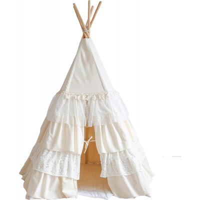 Tipi enfant en lin, natural colors RECOLLECTION