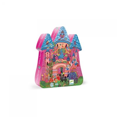 Puzzle silhouette Château féerique 54 pièces DJECO