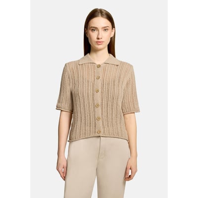 Cardigan en maille d'été à patte de boutonnage CARTOON