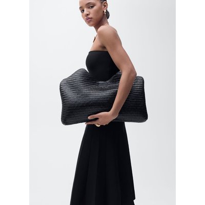 Robe maille évasée bustier MANGO