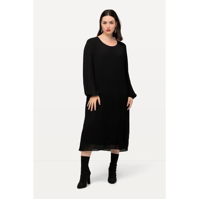 Robe midi plissée, silhouette en A ULLA POPKEN