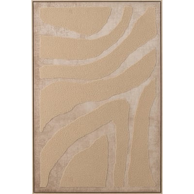 Tableau mural relief abstrait en coton RECOLLECTION