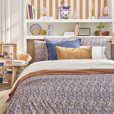 Housse de couette imprimée en satin de coton, TRESSAGE ESSIX
