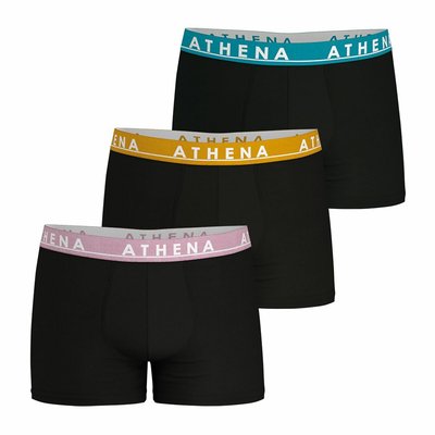 Lot de 3 boxers unis Easy Color ATHENA