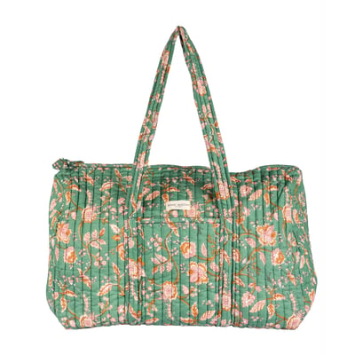 Sac weekend en coton matelassé Nesta BINDI ATELIER