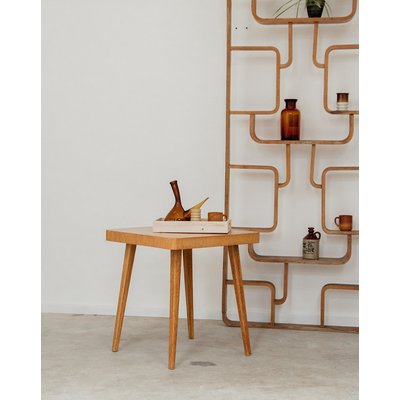 Table d'appoint en bois clair Hanna N°498 - Bon état DEBONGOUT