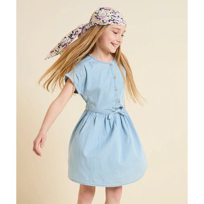 Ausgestelltes Kleid mit kurzen Ärmeln, 2/3-12 Jahre TAPE A L'OEIL