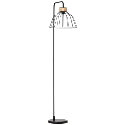 Lampadaire Métal Noir HOMCOM