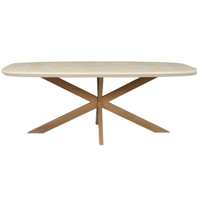 Table à manger 10 places bois/métal CORTINA PIER IMPORT