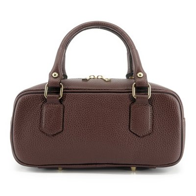 Sac bowling allongé en cuir grainé I LOAF YOU OH MY BAG
