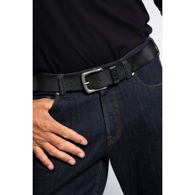 Ceinture en cuir, boucle en métal JP1880