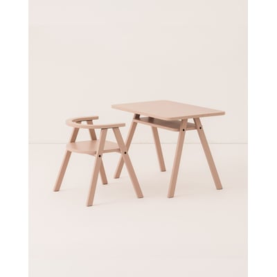 Ensemble bureau enfant avec 1 chaise GROWING GREEN NOBODINOZ