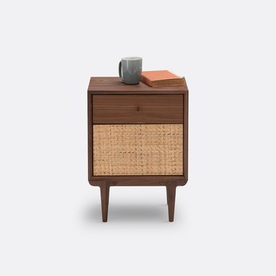 Vintage-Nachttisch Dalqui mit Rattan LA REDOUTE INTERIEURS
