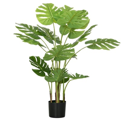 Plantes artificielles Plastique Vert HOMCOM