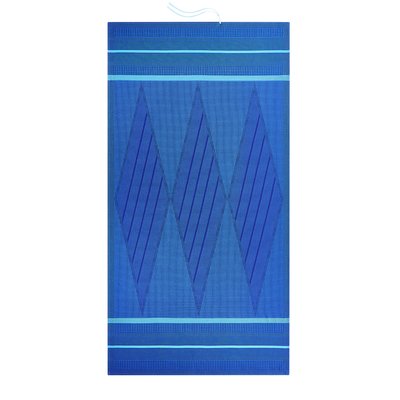 Drap de plage 185 g/m², SAND CLUB REGATE LE JACQUARD FRANCAIS