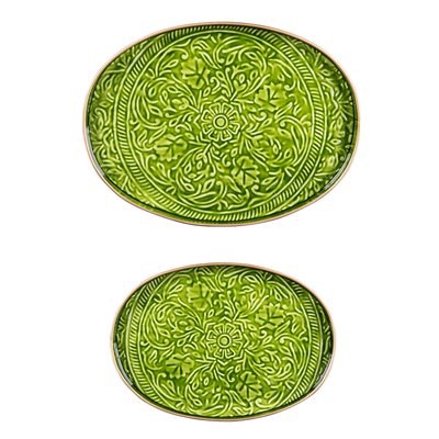 Set de 2 plateaux ovales    -TOSCA TABLE PASSION