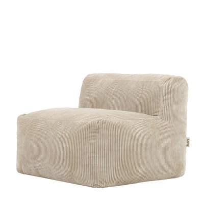 Pouf fauteuil modulaire en velours côtelé Oeko-Tex® - ZEN ICON