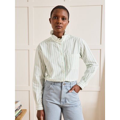 Chemise col froufrou rayée CYRILLUS