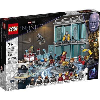 L'armurerie d'Iron Man LEGO