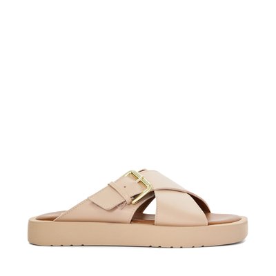 Sandales en cuir avec boucle - LIQUORICE DUNE LONDON