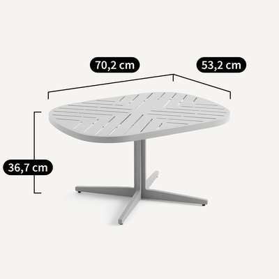 Table basse de jardin ovale, en aluminium, KOTANNE AM.PM