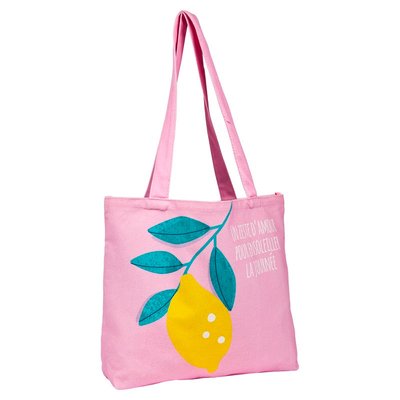 Tote bag coton ZESTE D'AMOUR DRAEGER PARIS