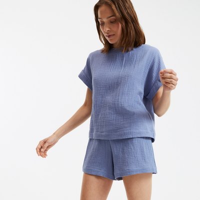 Cotton Muslin Short Pyjamas LA REDOUTE COLLECTIONS