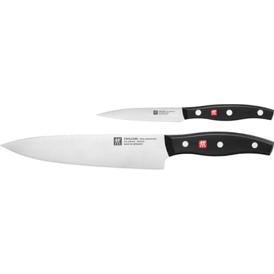 ZWILLING Signature Set de 2 couteaux office 10 cm et chef 20 cm, acier inoxydable ZWILLING