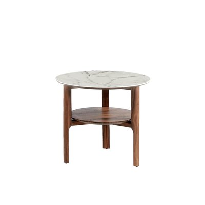 Table d'angle de noyer ANGEL CERDA
