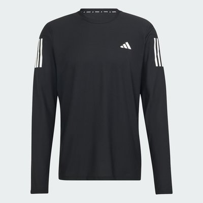 T-shirt de running manches longues, logo adidas Performance
