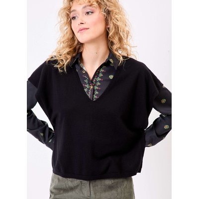 Pull maille sans manche SATINKA LA FIANCÉE