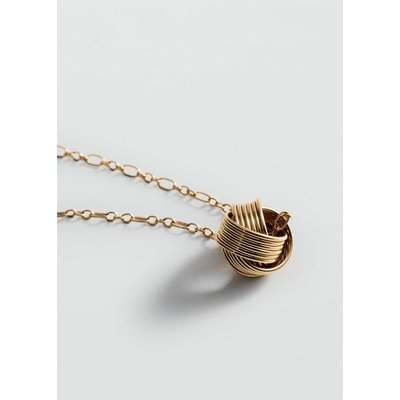 Collier chaîne pendentif anneaux entrelacés MANGO