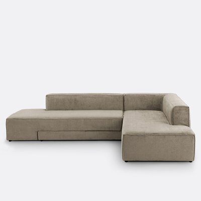 Canapé angle convertible velours texturé, Ginosa LA REDOUTE INTERIEURS