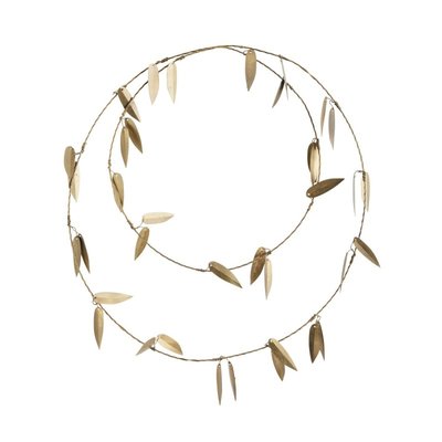 Couronne de feuilles métal MADAM STOLTZ
