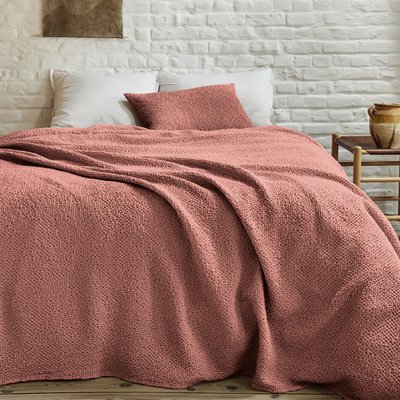 Couvre lit uni en coton, SONGE ESSIX