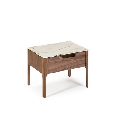 Table de chevet en noyer ANGEL CERDA