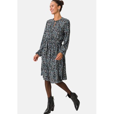Robe en crêpe avec imprimé floral ZERO