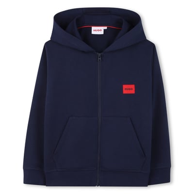 Sweat zippé à capuche HUGO KIDSWEAR