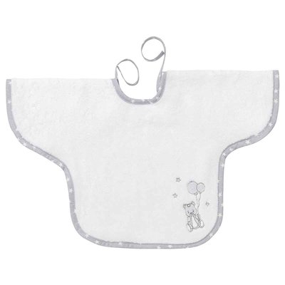 Bavoir à manches en coton peigné Zéro Twist BABY SOFT OURS SENSEI MAISON