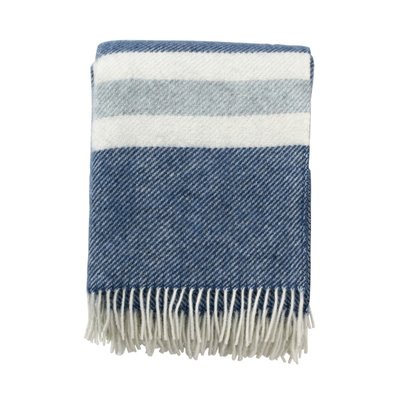 Plaid laine agneau  Gotland Stripe KLIPPAN