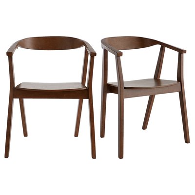 Chaises scandinaves en bois (lot de 2) BAHIA MILIBOO