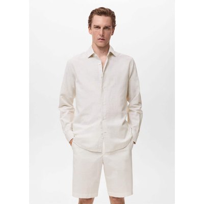 Chemise coton et lin MANGO MAN
