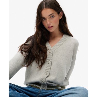 Cardigan ample en maille SUPERDRY