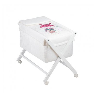 Berceau en Croix- Parachute - Rose INTERBABY