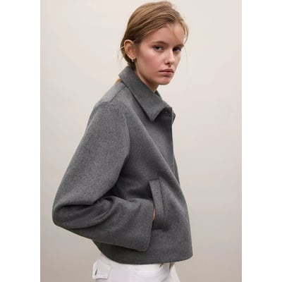 Veste déstructurée en laine MANGO TEEN
