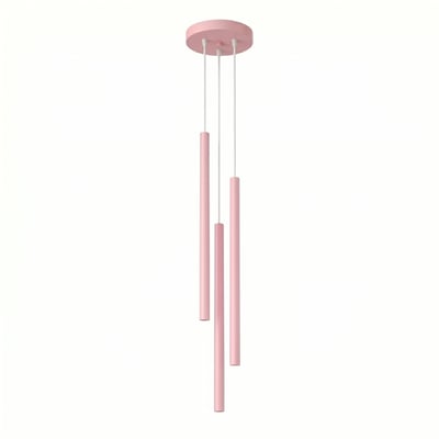 Suspension Acier Rose G9 3 PASTELO EDEN