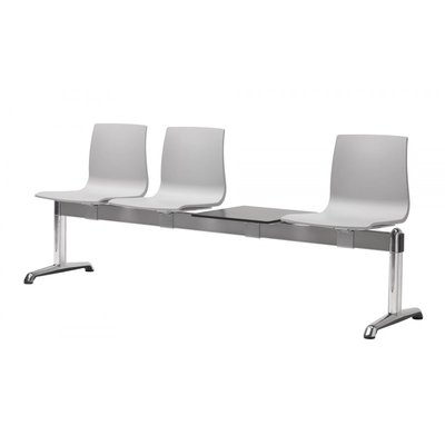 4 chaises salle d'attente ignifugées et 1 plateau Bench Alice - Scab SCAB DESIGN