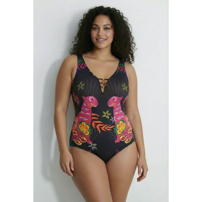 Maillot de bain motif félins ULLA POPKEN