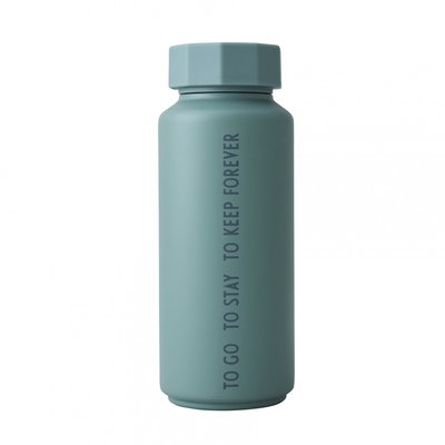 Bouteille Thermos Verte To Go 0,5 Litre DESIGN LETTERS