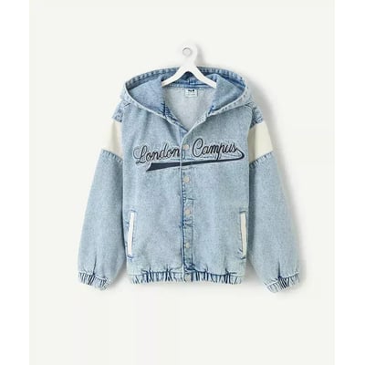 Giacca con cappuccio in denim TAPE A L'OEIL